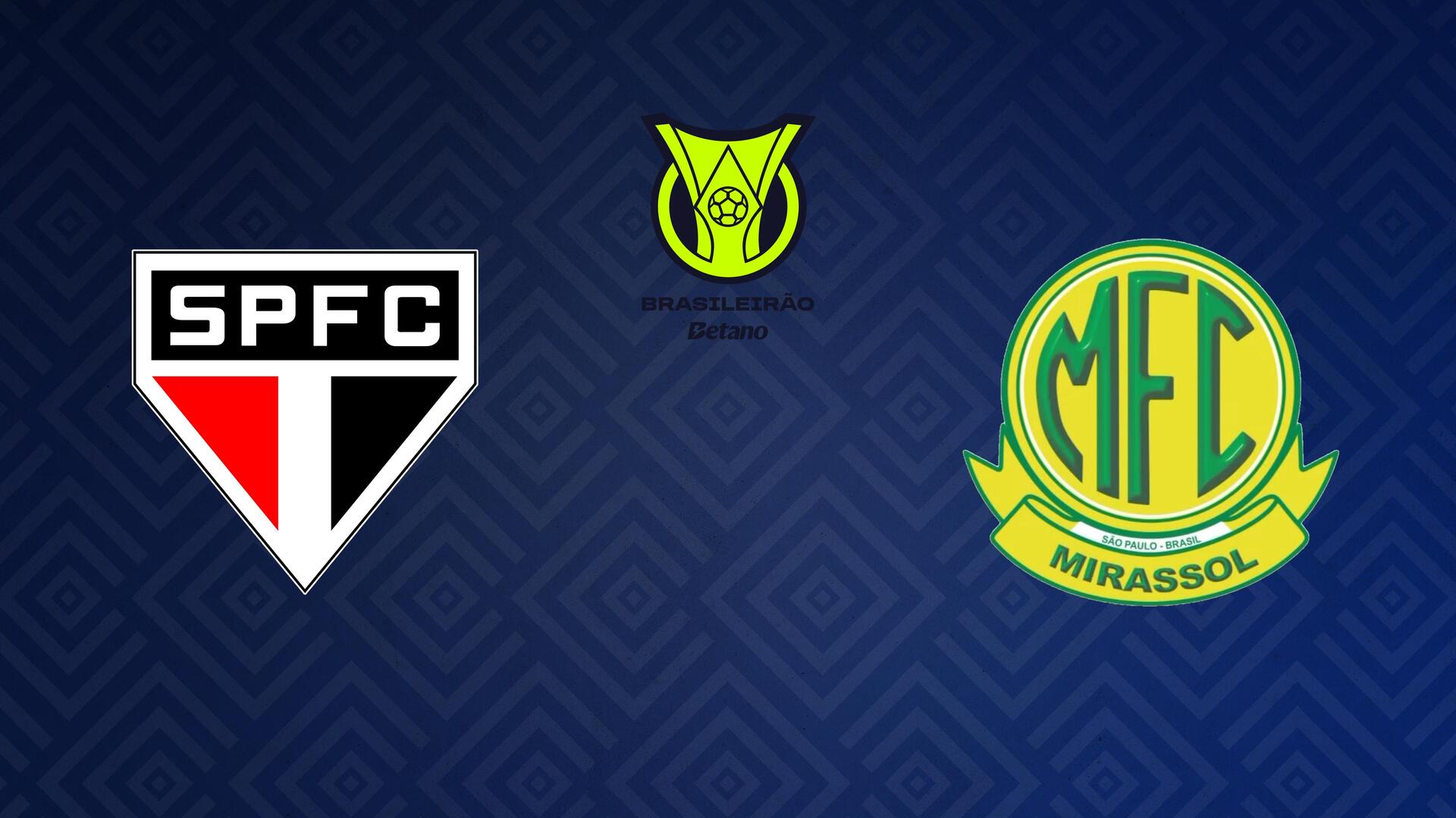 São Paulo x Mirassol - Campeonato Brasileiro : São Paulo x Mirassol