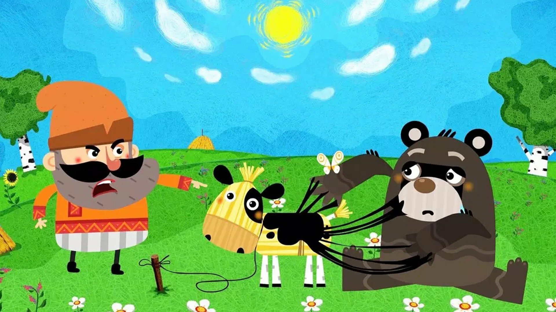 Contos da Masha : O Bezerro de Palha