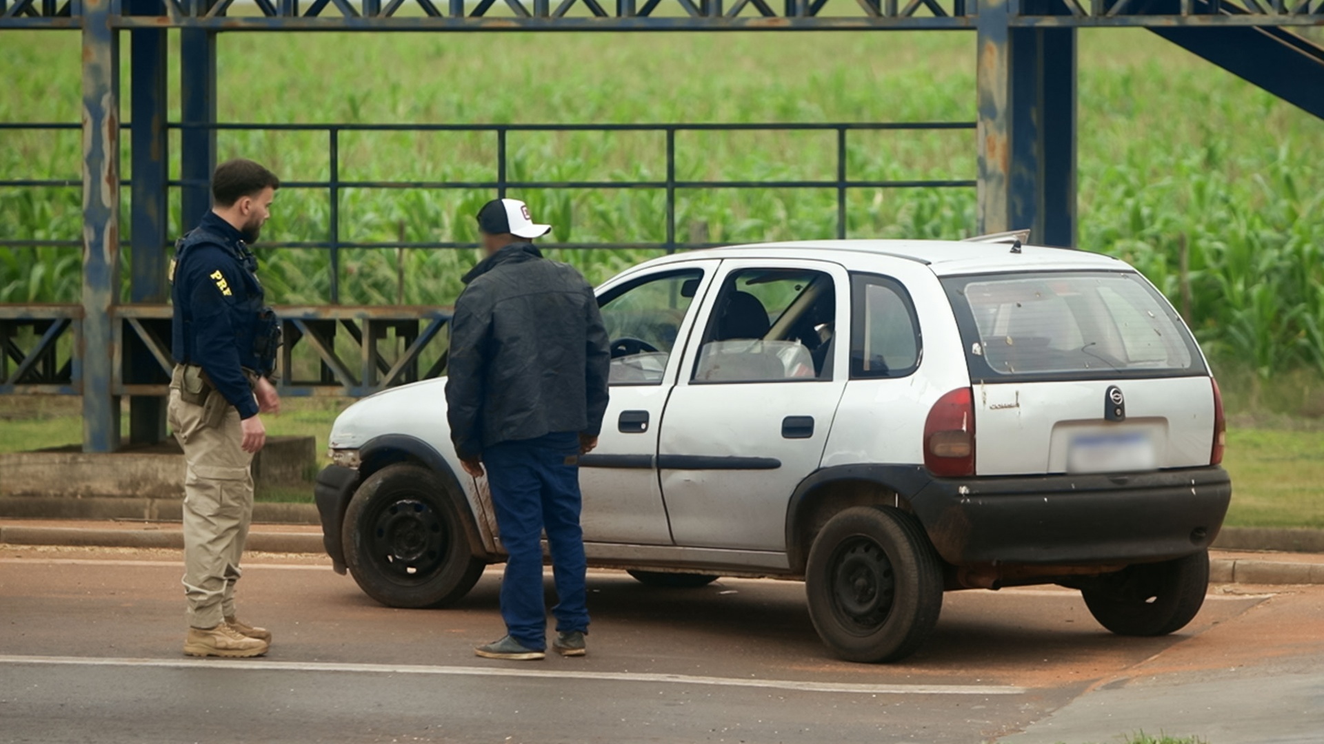 Operação Fronteira - Brasil : Flagrante no Posto